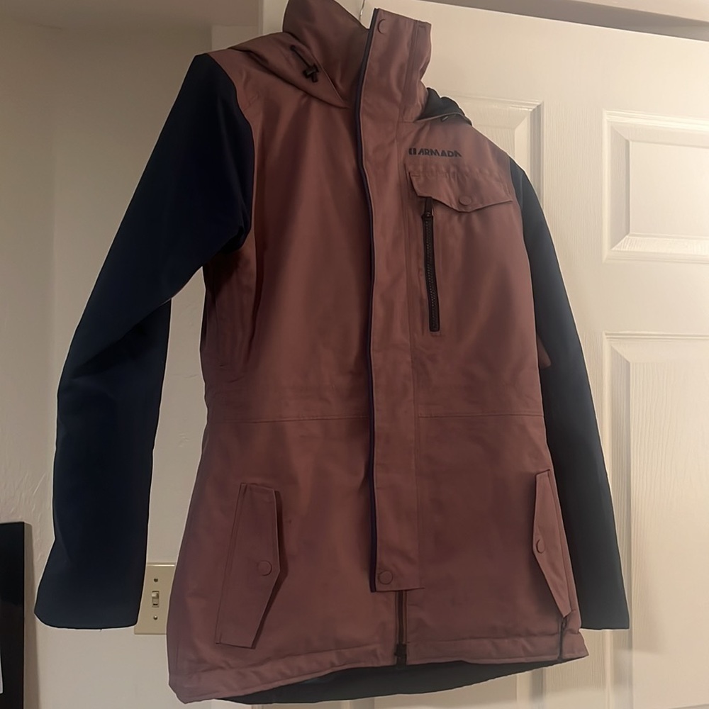 Armada Women's Ski & Snow Jacket - Pink and Navy